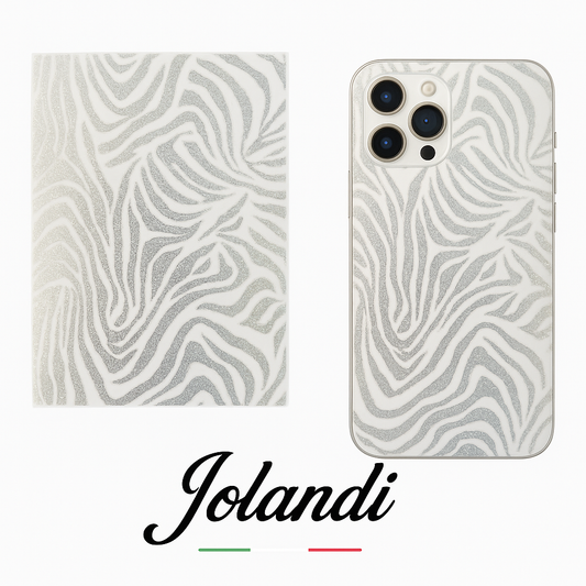 Silver safari back skin Zebra pattern